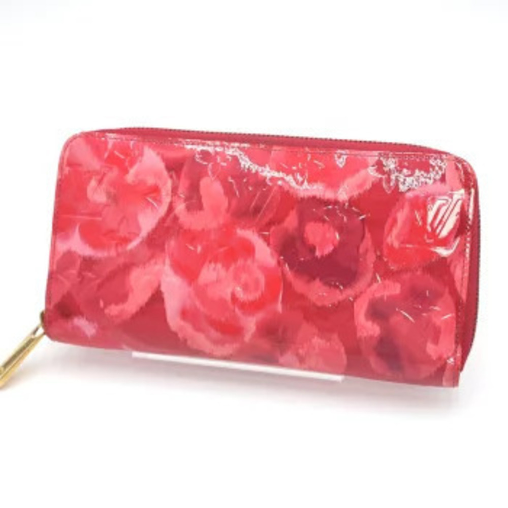 Louis Vuitton Monogram Ikat Flower Zippy Wallet Long Indien Rose Pink